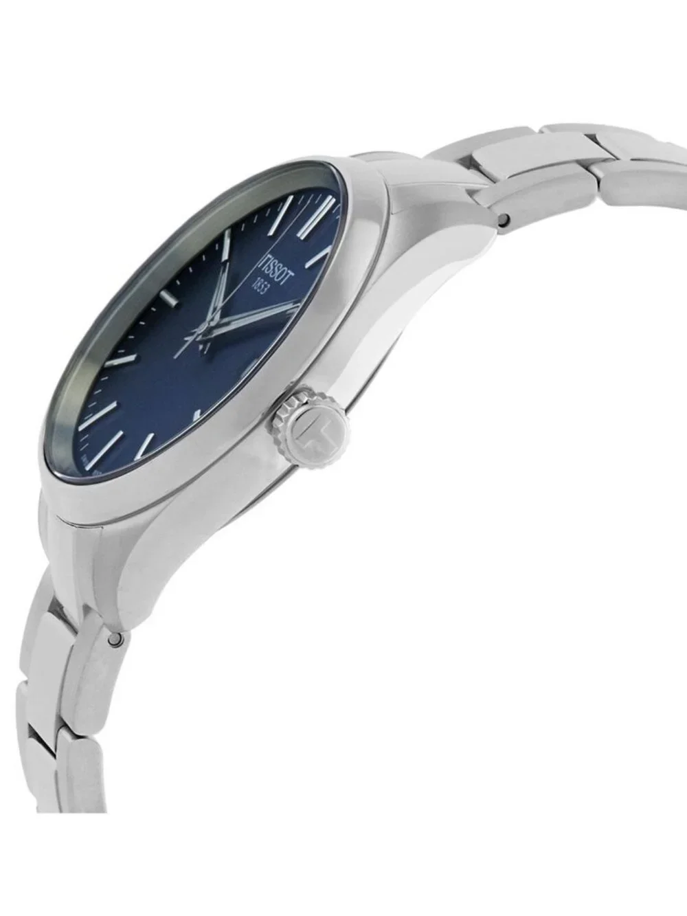 NWT Tissot PR 100 Quartz Blue Dial Ladies Watch
